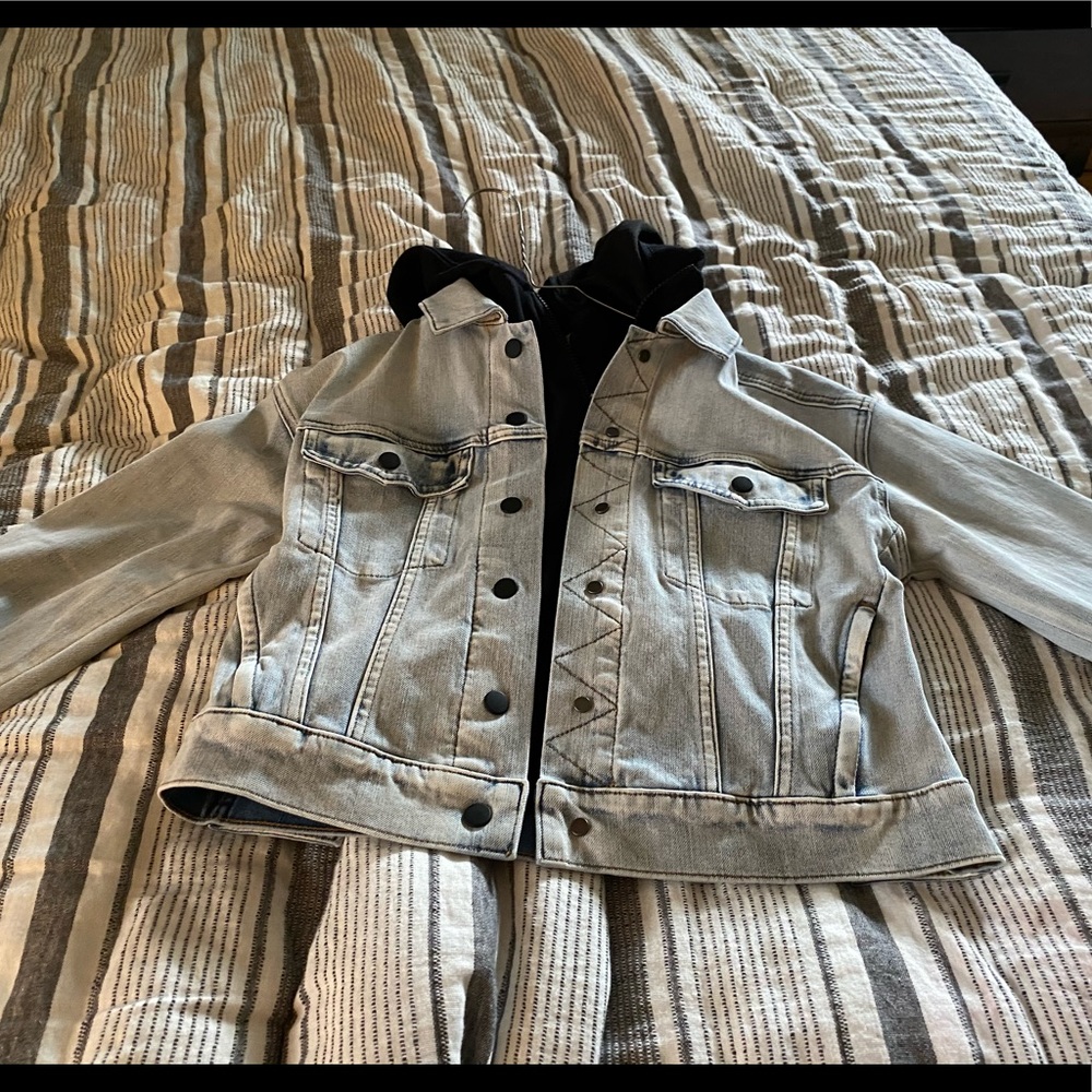 Athleta double time denim jacket